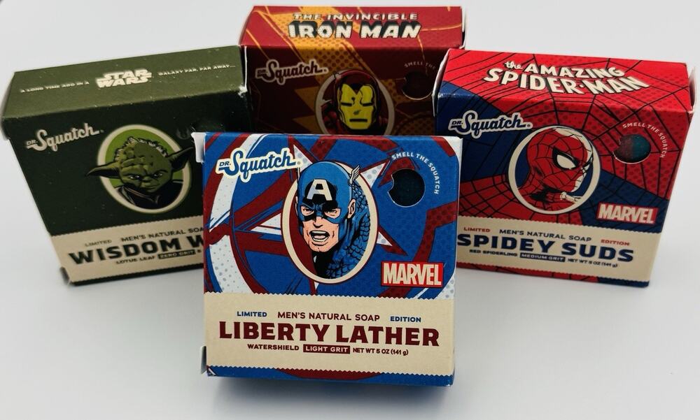 limited-edition Dr. Squatch natural bar soaps Set
